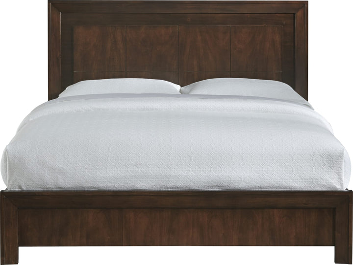 Element Queen King Size Platform Bed in Chocolate Brown – view 4