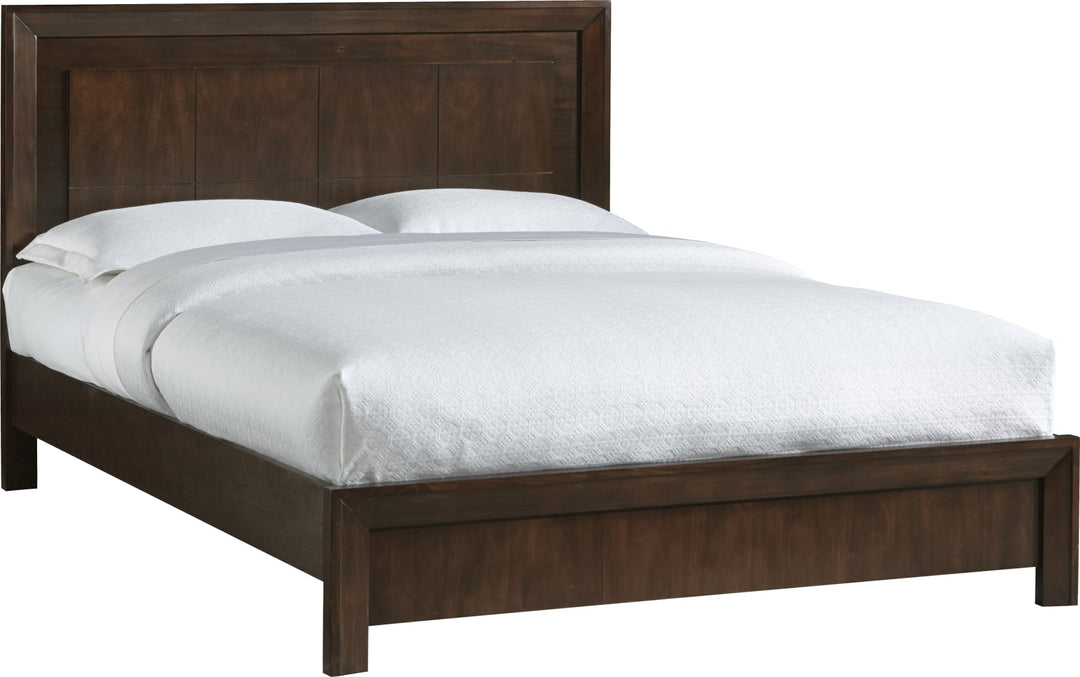 Element Queen King Size Platform Bed in Chocolate Brown – view 5