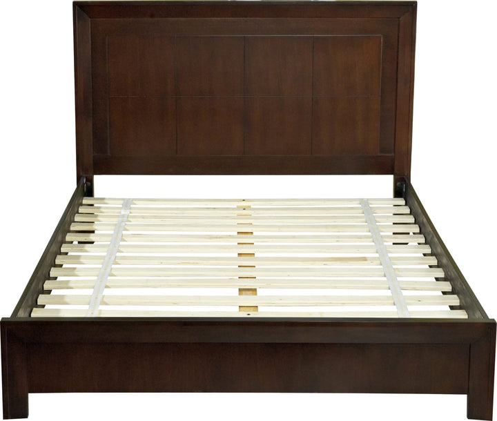 Element California King Size Platform Bed in Chocolate Brown – view 6