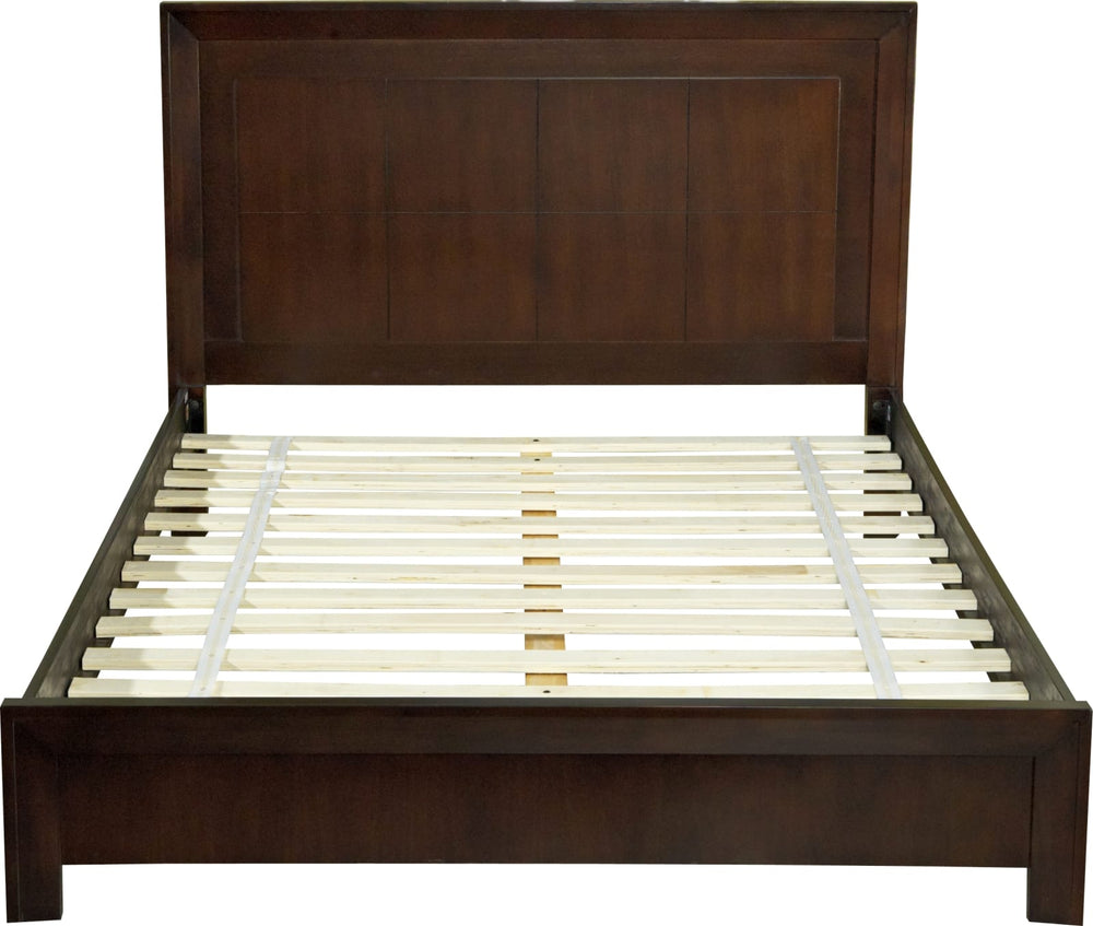 Element California King Size Platform Bed in Chocolate Brown – view 6