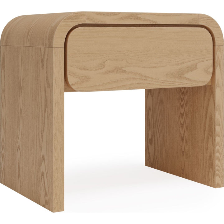 Modus Furniture Przy81 Elora One Drawer Nightstand In Timber