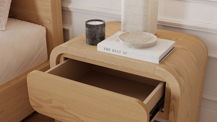 Elora 1-Drw Nightstand - Timber – view 3