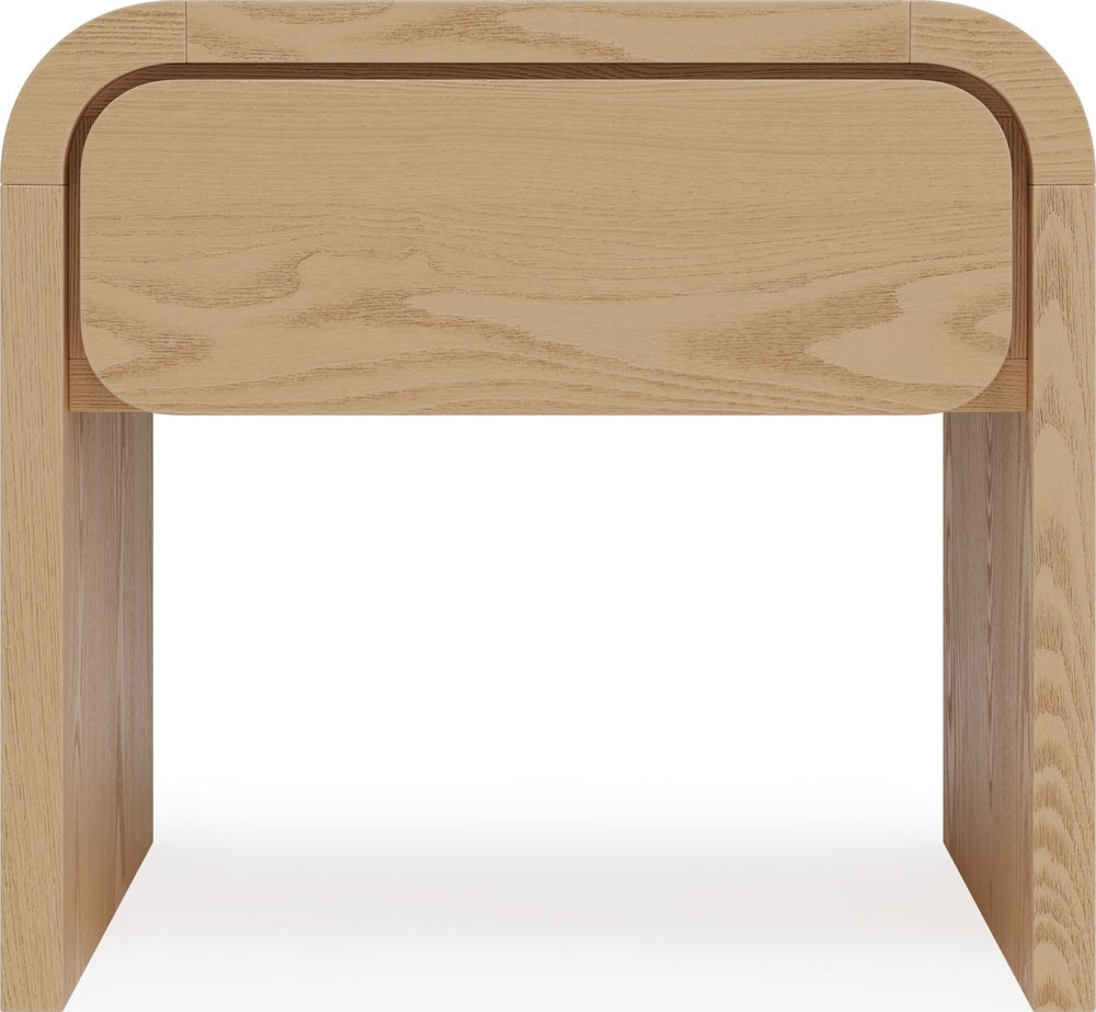 Elora 1-Drw Nightstand - Timber – view 4