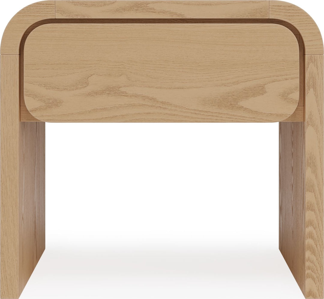 Elora 1-Drw Nightstand - Timber – view 4