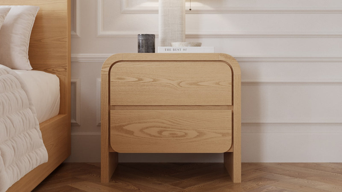 Elora 2-Drw Nightstand - Timber