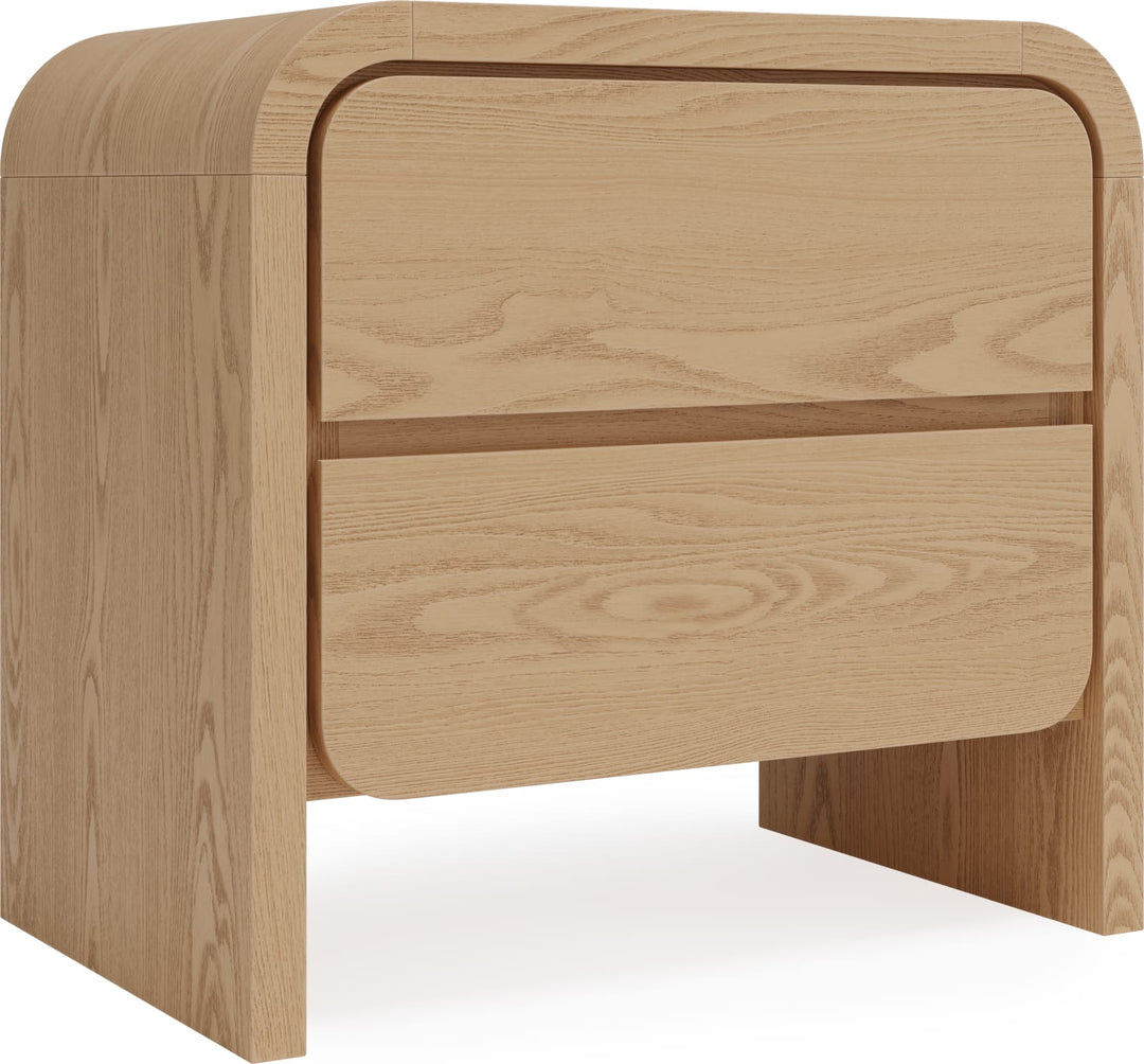 Elora 2-Drw Nightstand - Timber – view 5