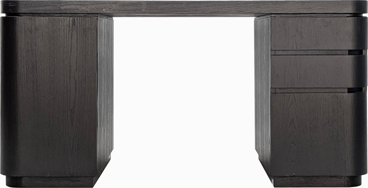 Elora Dbl Pedestal Desk - Jet – view 2