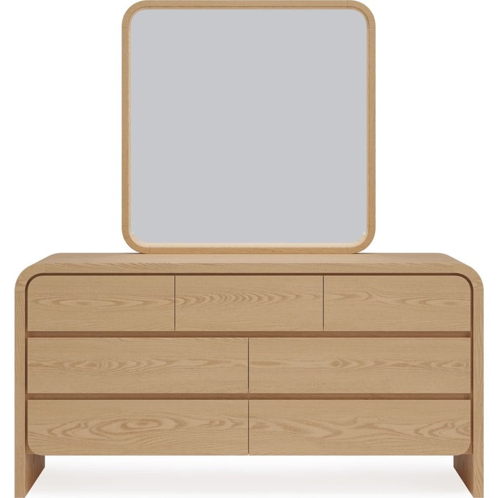 Modus Furniture Przy82 Elora Six Drawer Dresser In Timber