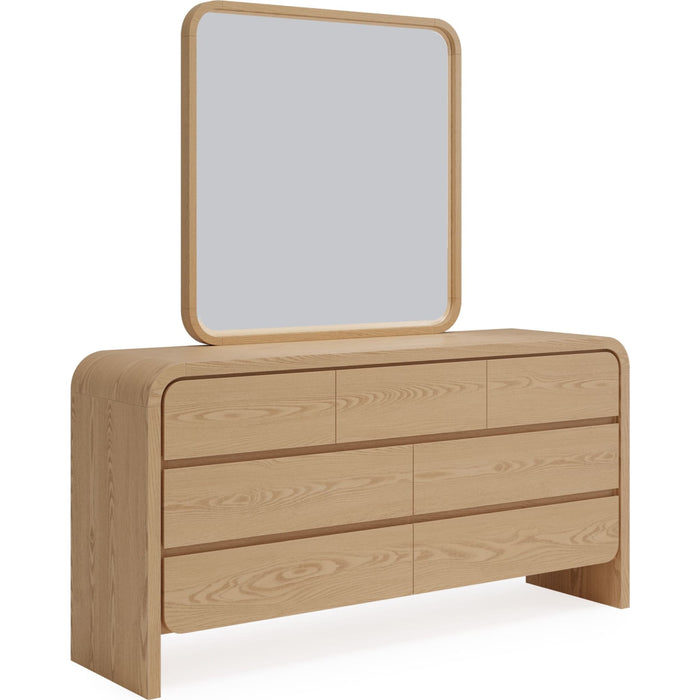 Modus Furniture Przy82 Elora Six Drawer Dresser In Timber