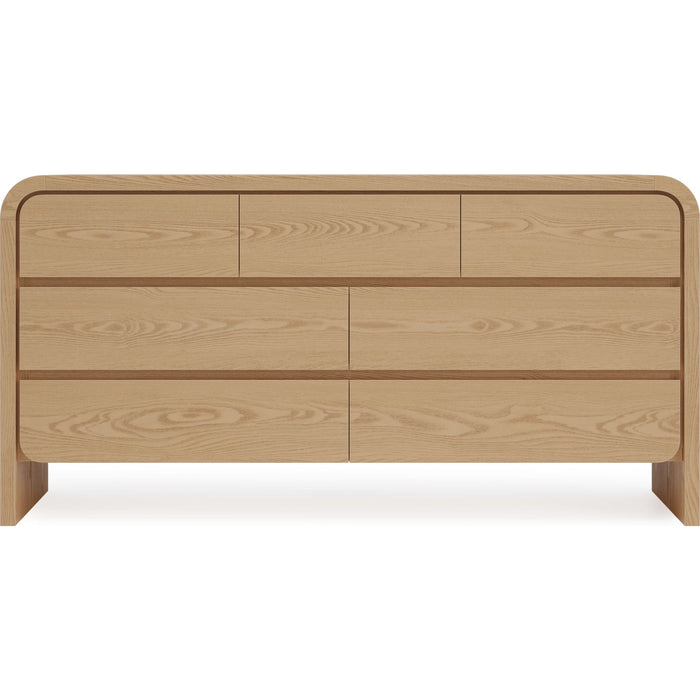 Modus Furniture Przy82 Elora Six Drawer Dresser In Timber