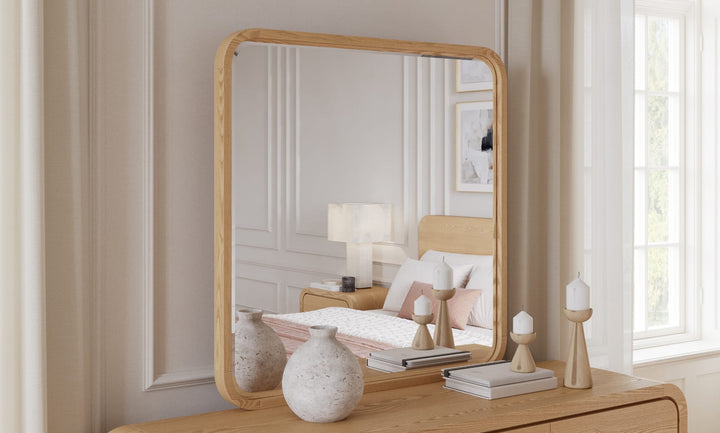 Elora Drs Mirror - Timber – view 2