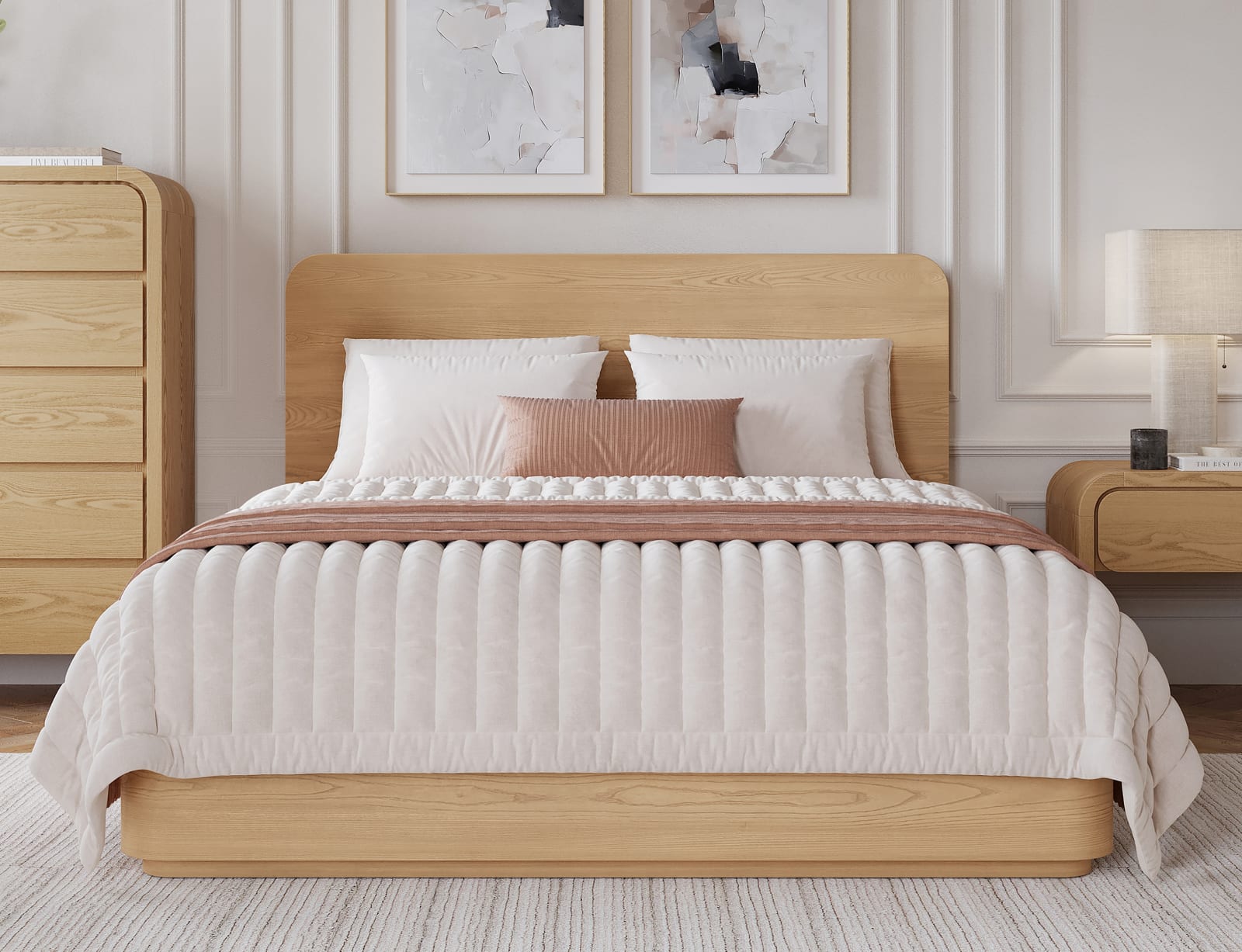 Elora EK Wood Bed-Timber