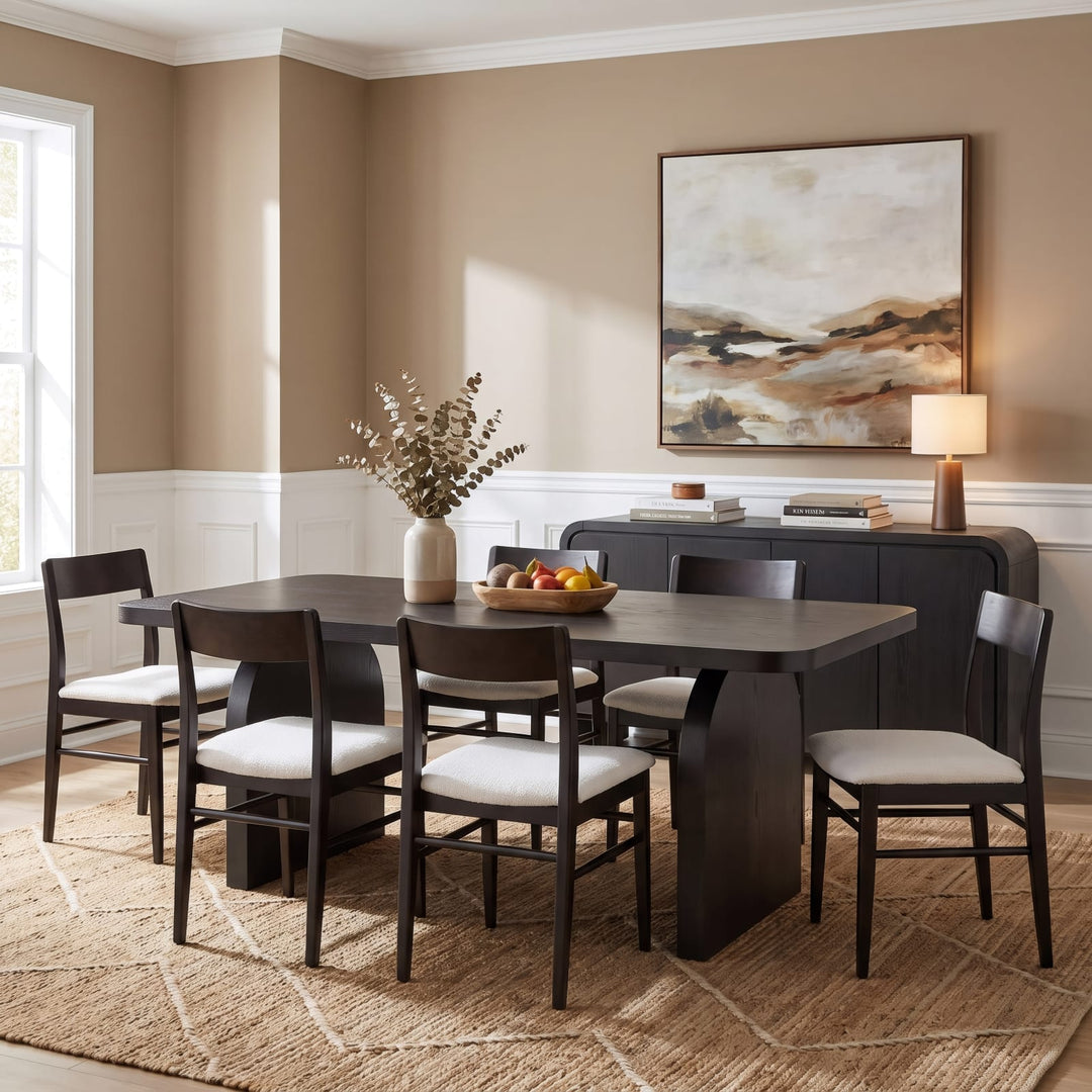 Elora Rectangular Dining Table - Jet – view 6