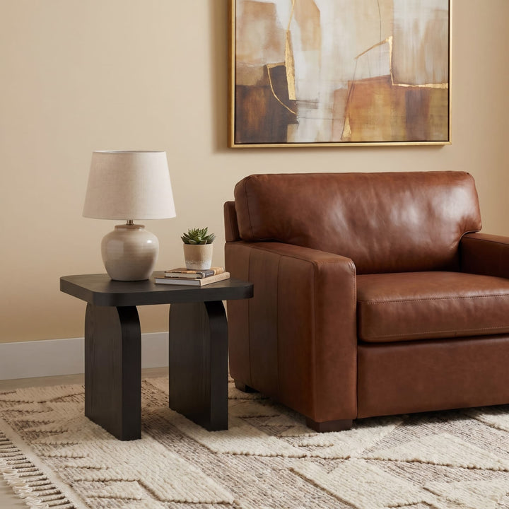 Elora Square End Table - Jet
