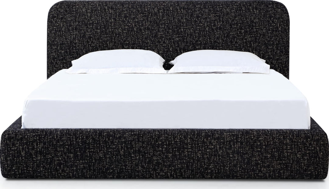 Elora Full-Size Upholstered Platform Bed in Moonlight Chenille – view 2