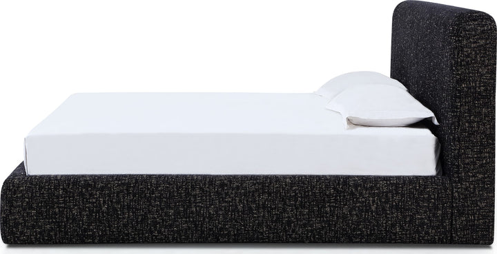 Elora Queen-Size Upholstered Platform Bed in Moonlight Chenille – view 4