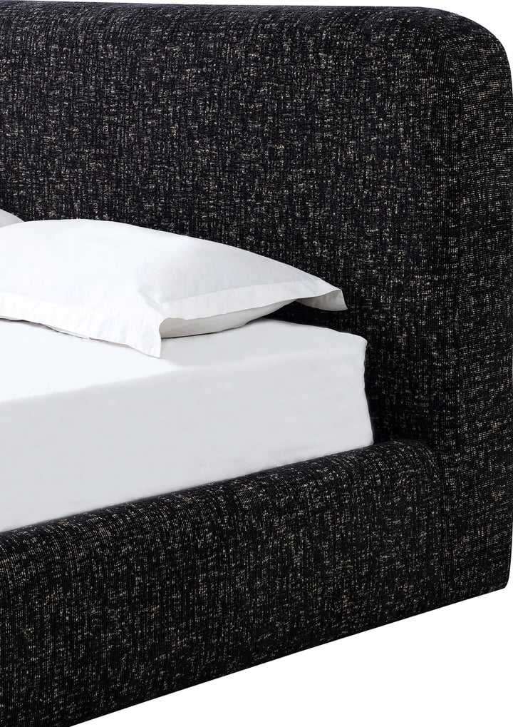 Elora California King-Size Upholstered Platform Bed in Moonlight Chenille – view 5