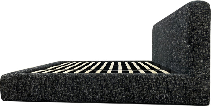 Elora Queen-Size Upholstered Platform Bed in Moonlight Chenille – view 6