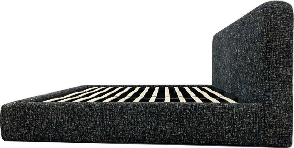 Elora King-Size Upholstered Platform Bed in Moonlight Chenille – view 6