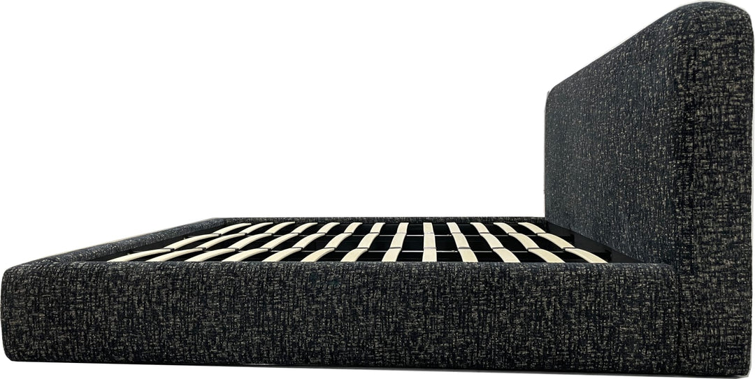 Elora King-Size Upholstered Platform Bed in Moonlight Chenille – view 6