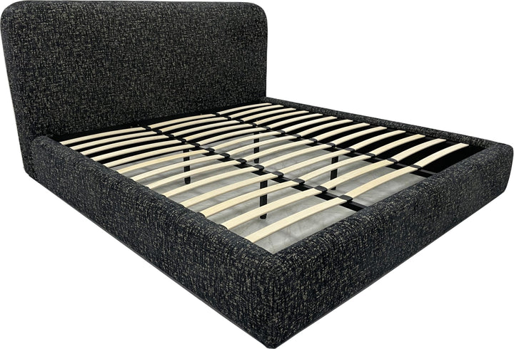Elora Queen-Size Upholstered Platform Bed in Moonlight Chenille – view 7