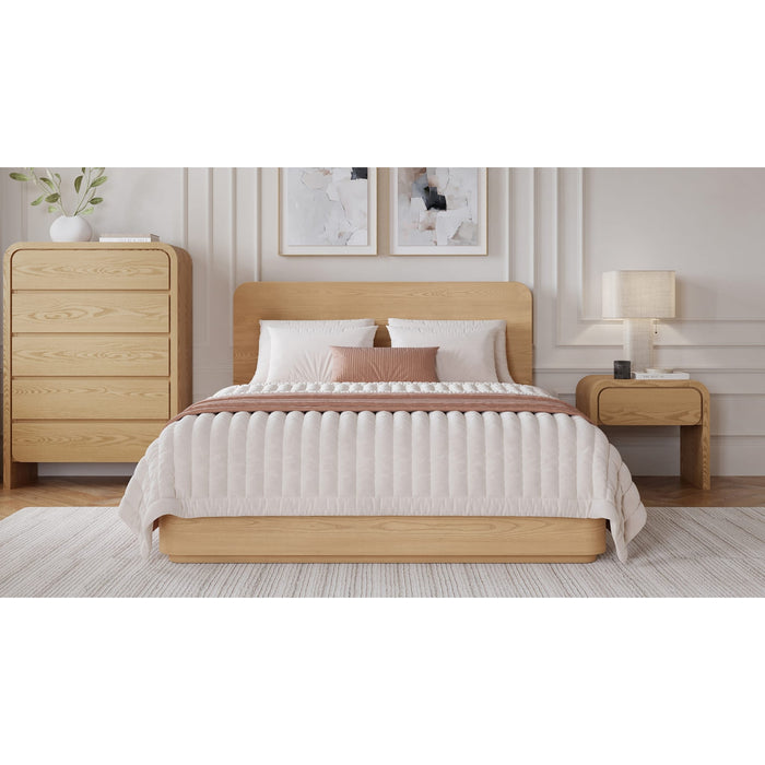 Modus Furniture Przyk4 Elora Full Wood Bed Timber