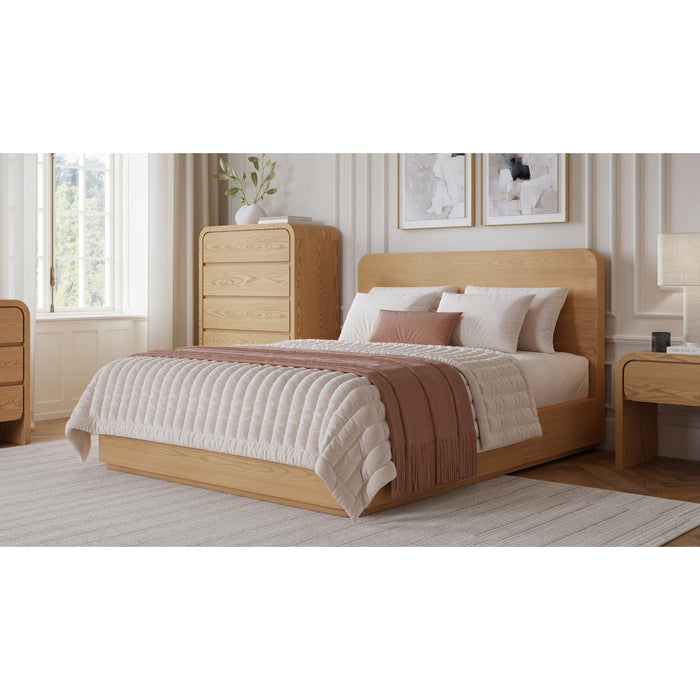 Modus Furniture Przyk4 Elora Full Wood Bed Timber