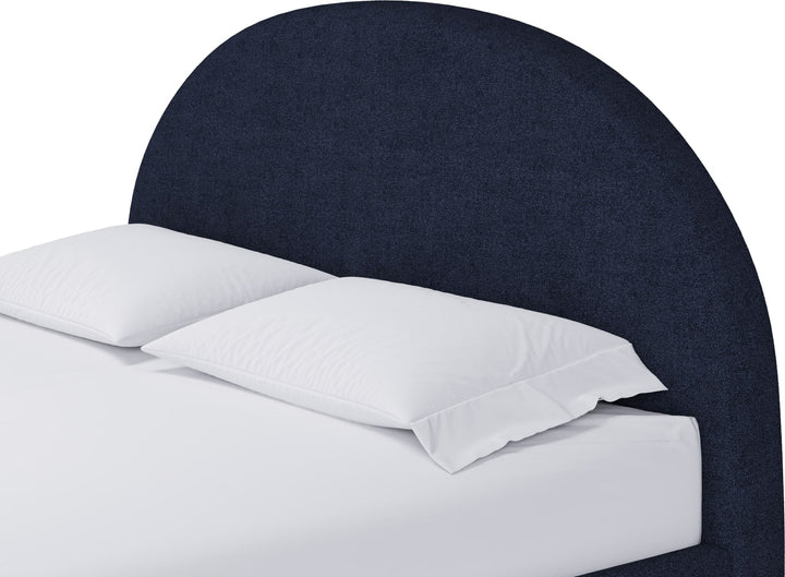 Flex Queen-size Upholstered Bed in Blue Jeans Chenille – view 4