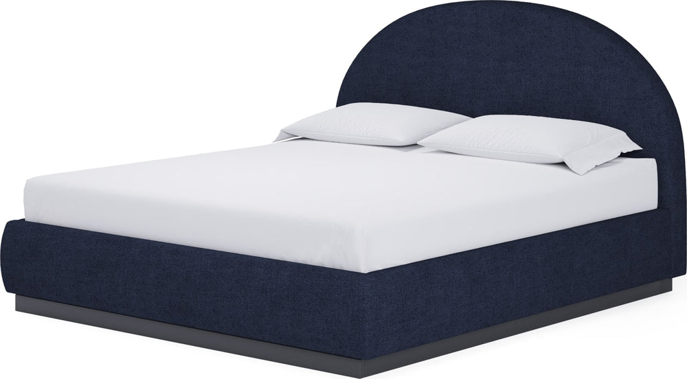 Flex Full-Size Upholstered Bed in Blue Jeans Chenille – view 6