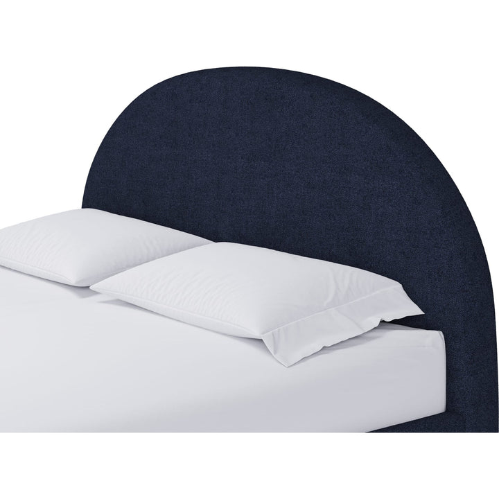 Flex Upholstered Bed in Blue Jeans Chenille