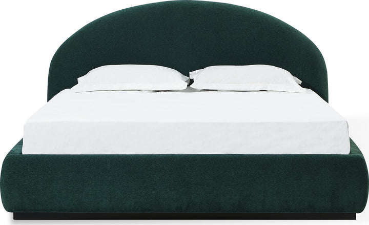 Flex Full-size Upholstered Bed in Emerald Chenille – view 5
