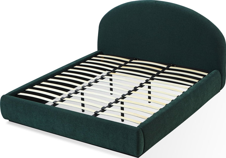 Flex Full-size Upholstered Bed in Emerald Chenille – view 8