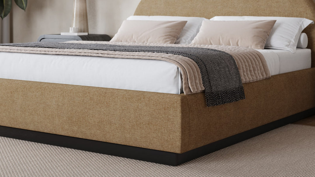 Flex King-Size Upholstered Bed in Porcini Chenille (2026) – view 3
