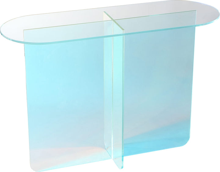 Fomo Console Table in Iridescent Glass – view 4