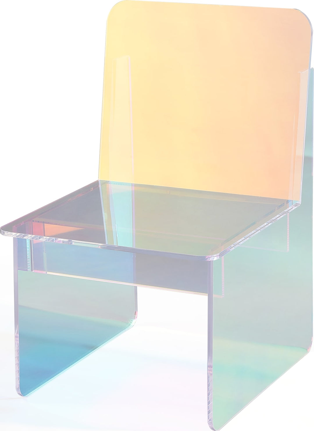 Fomo Iridescent Acrylic Accent Chair – view 3