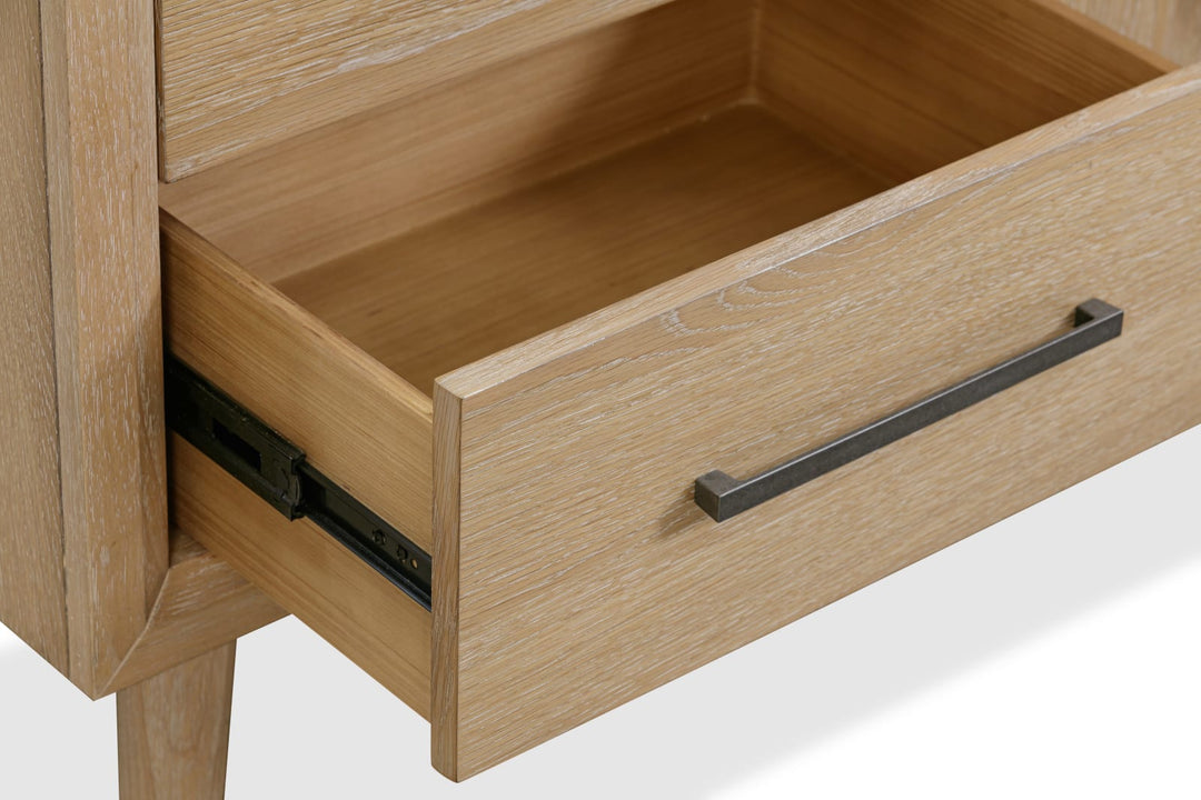 Franklin Three Drawer Two Door White Oak Sideboard in Au Natural – view 7