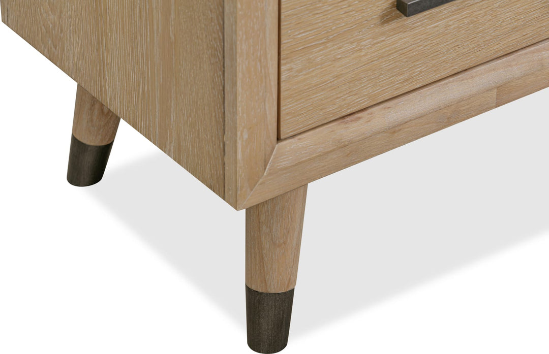 Franklin Three Drawer Two Door White Oak Sideboard in Au Natural – view 8