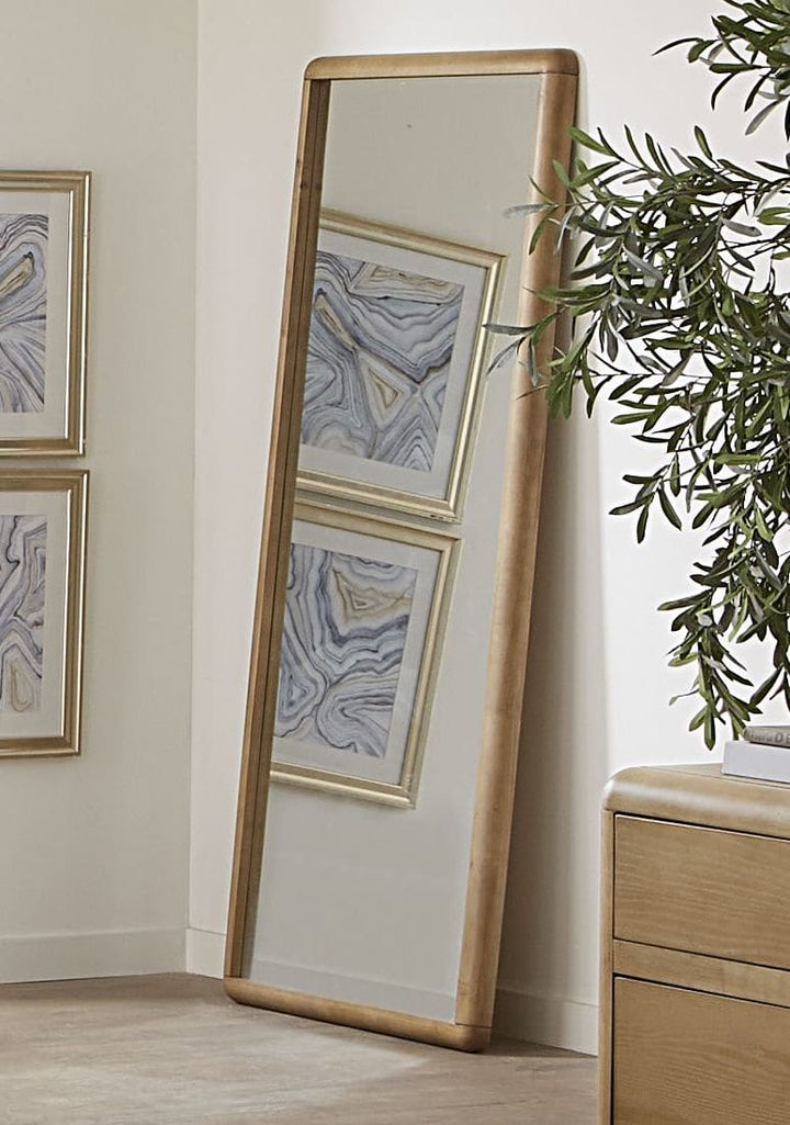 Furano Floor Mirror in Ginger