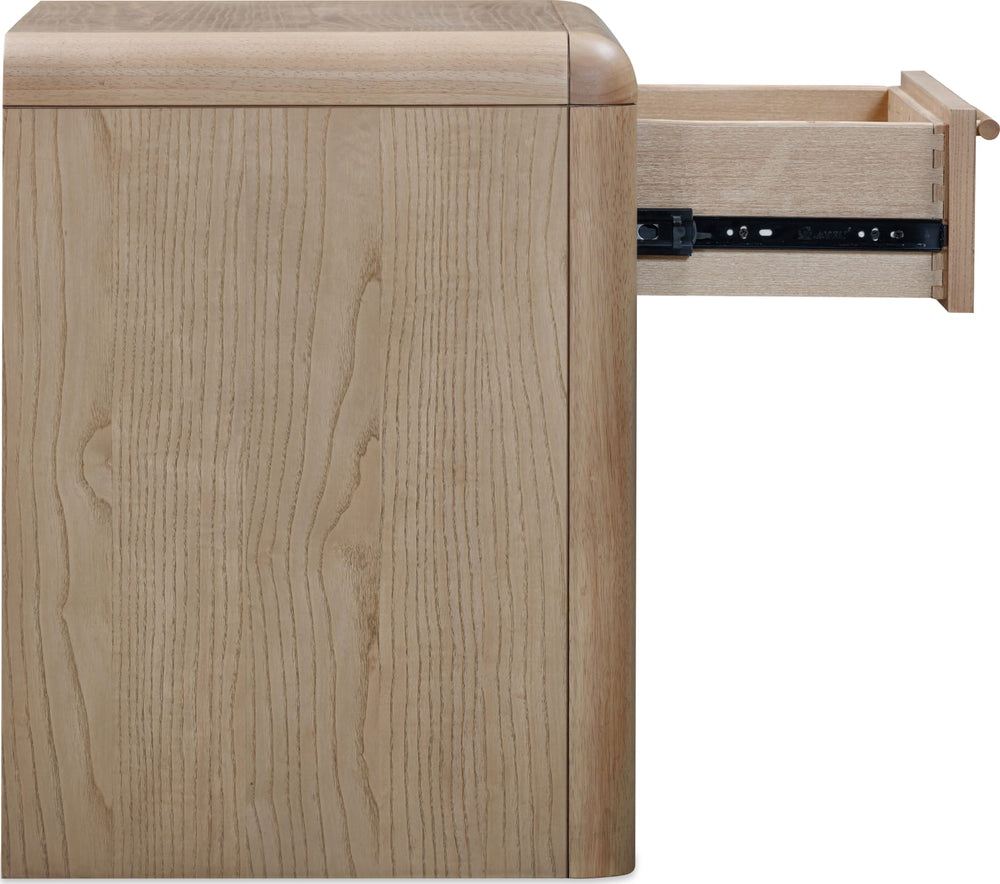Furano One Drawer One Shelf Ash Wood Nightstand in Ginger – view 5