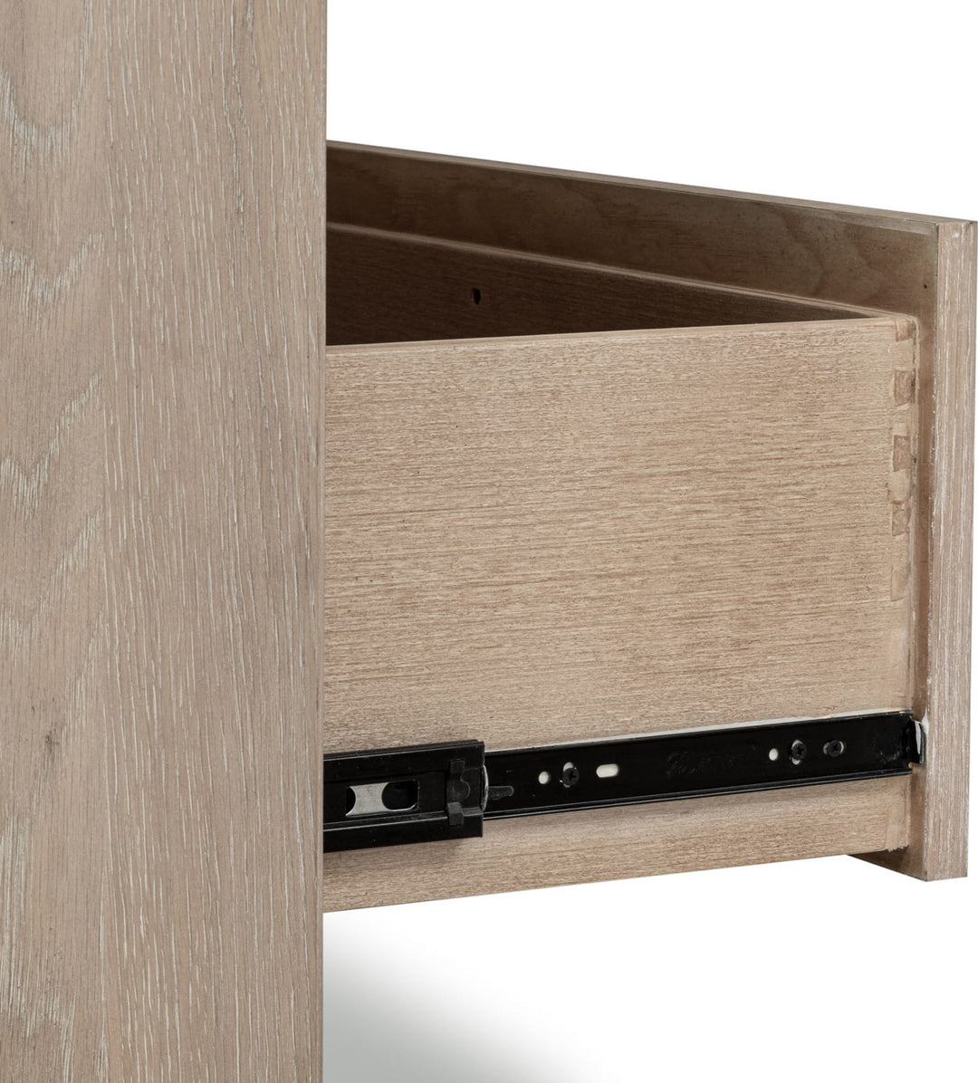 Gardenia Five Drawer Oak Wood Chest in Chai – view 9