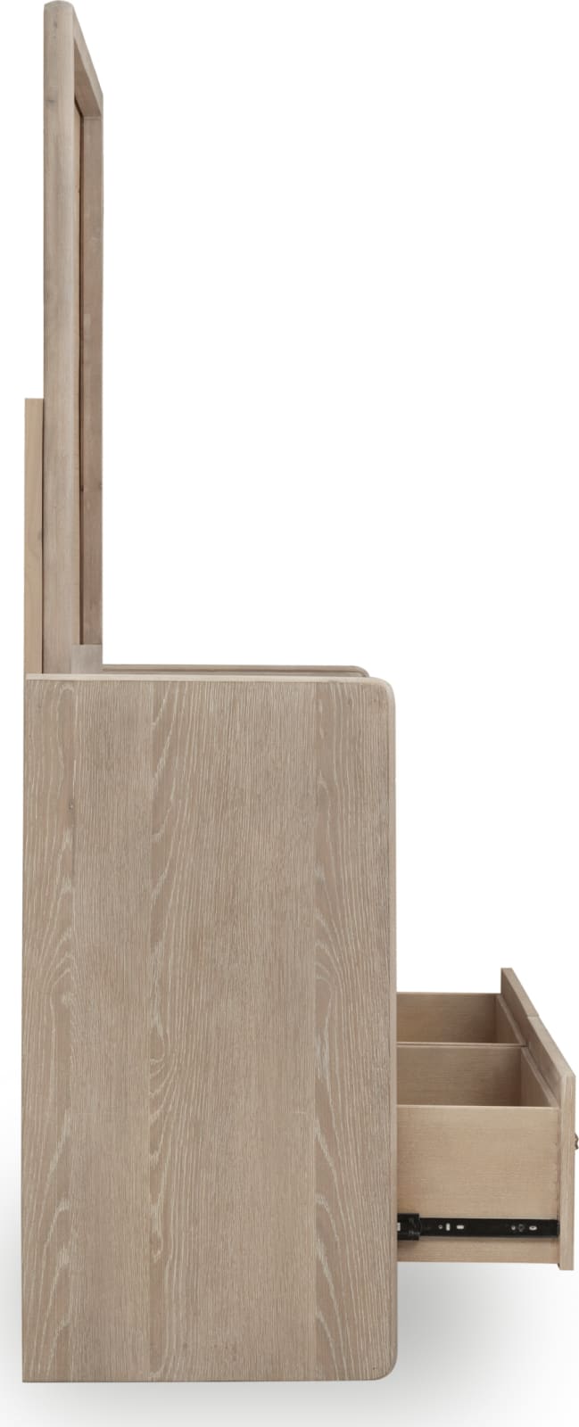 Gardenia Six Drawer Oak Wood Dresser in Chai – view 5