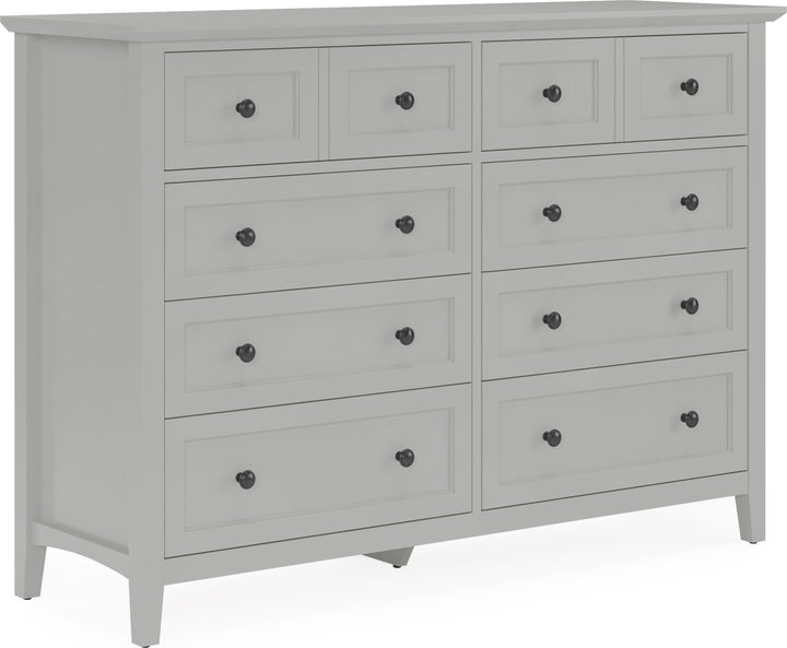 Grace Eight Drawer Dresser in Elephant Gray (2024) – view 4