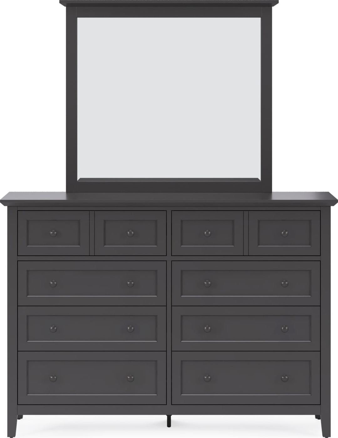 Grace Eight Drawer Dresser in Raven Black (2024) – view 13