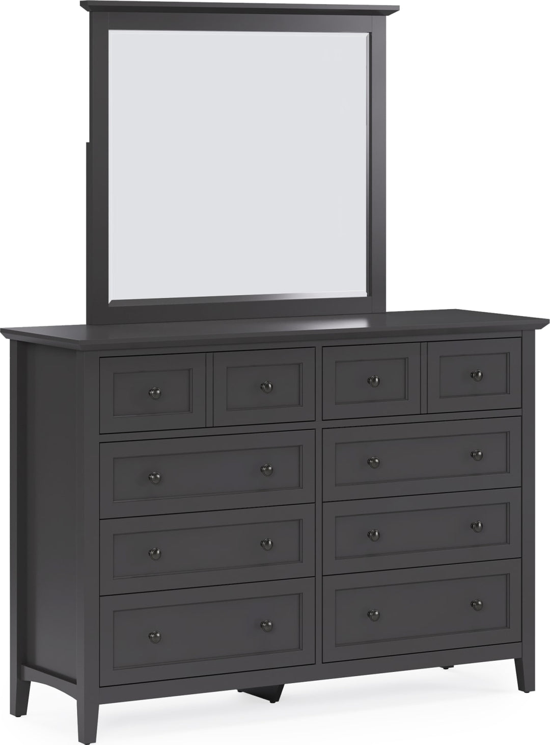 Grace Eight Drawer Dresser in Raven Black (2024) – view 15