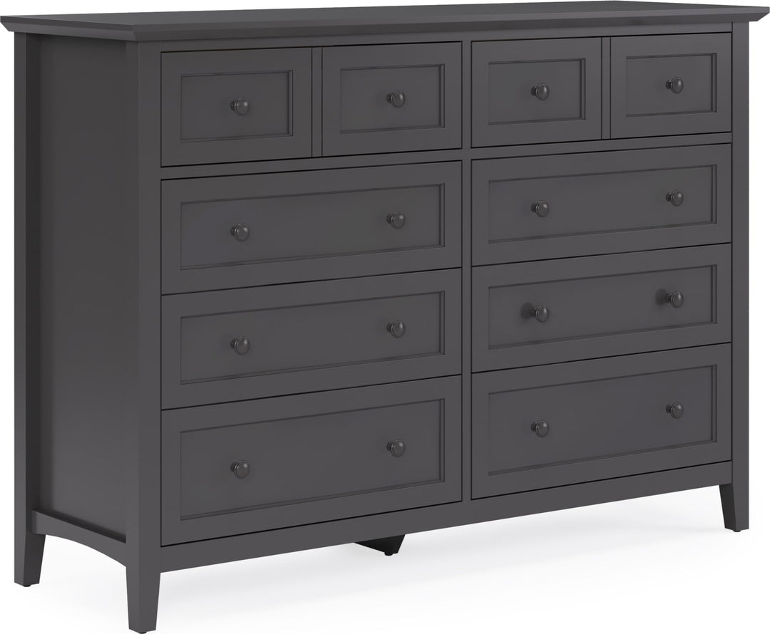 Grace Eight Drawer Dresser in Raven Black (2024) – view 6