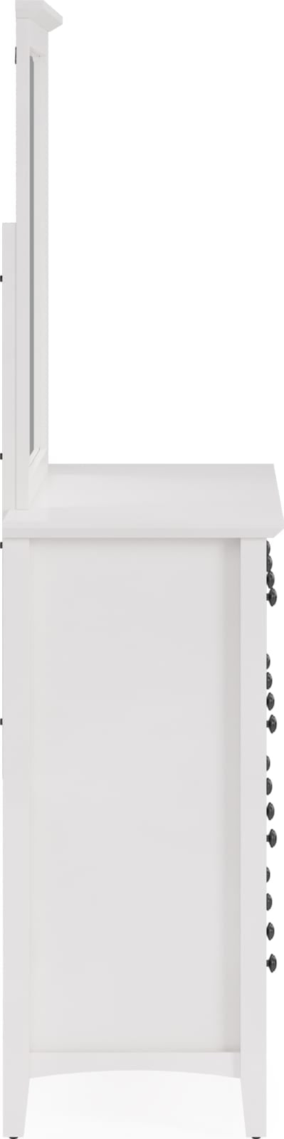 Grace Eight Drawer Dresser in Snowfall White (2024) – view 9