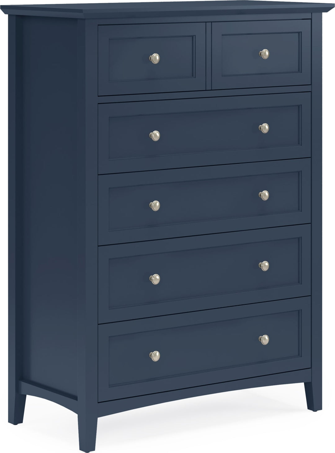 Grace Five Drawer Chest in Blueberry (2024) – view 3