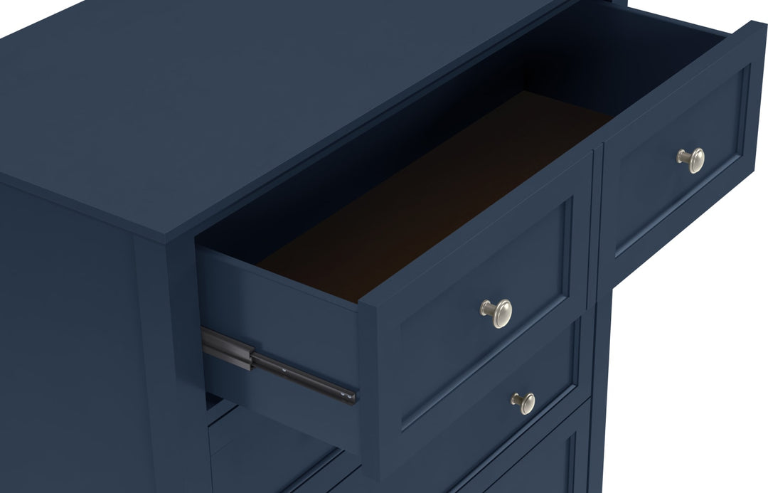 Grace Five Drawer Chest in Blueberry (2024) – view 5
