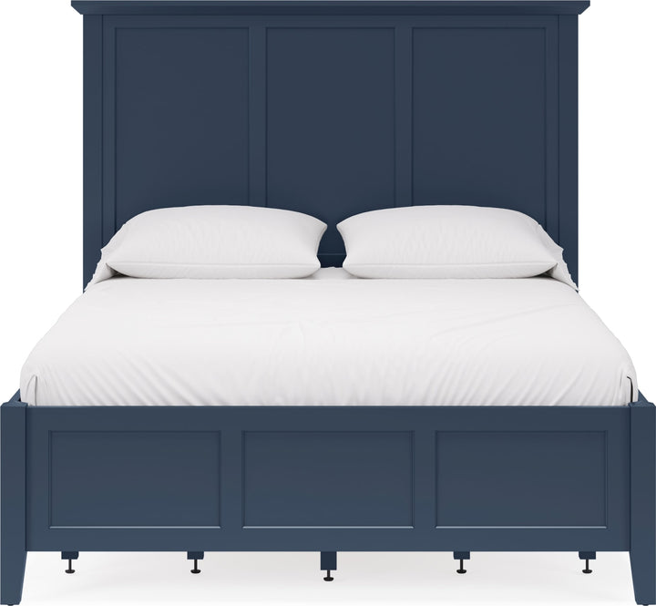 Grace Four Drawer Queen-size Platform Storage Bed in Blueberry – view 2