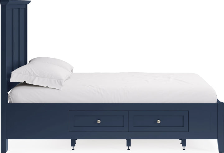 Grace Four Drawer California King-size Platform Storage Bed in Blueberry – view 4